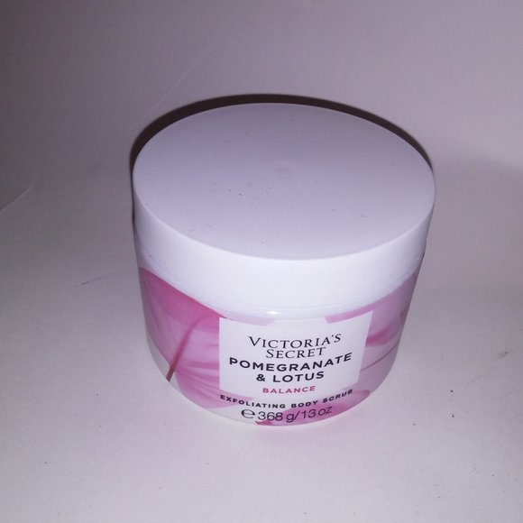 Victoria Secret Exfoliating Body Scrub Pomegranate & Lotus‎ Balance 13oz New - Picture 4 of 5
